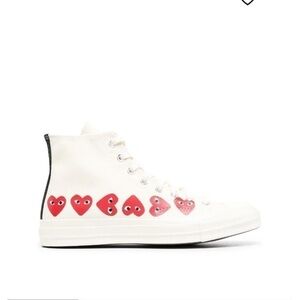 Comme Des Garçons Play x Converse Chuck 70 Hi "Multi Hearts White" sneakers